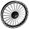 FTD Customs Black Contrast Harley Davidson Motorcycle Wheel 