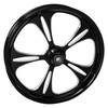 FTD Customs Black Contrast Harley Davidson Motorcycle Wheel 