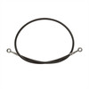 Galfer 36 inch smoke rear extended brake line for swingarm extensions