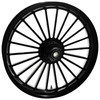 Black Contrast Road King Wheels