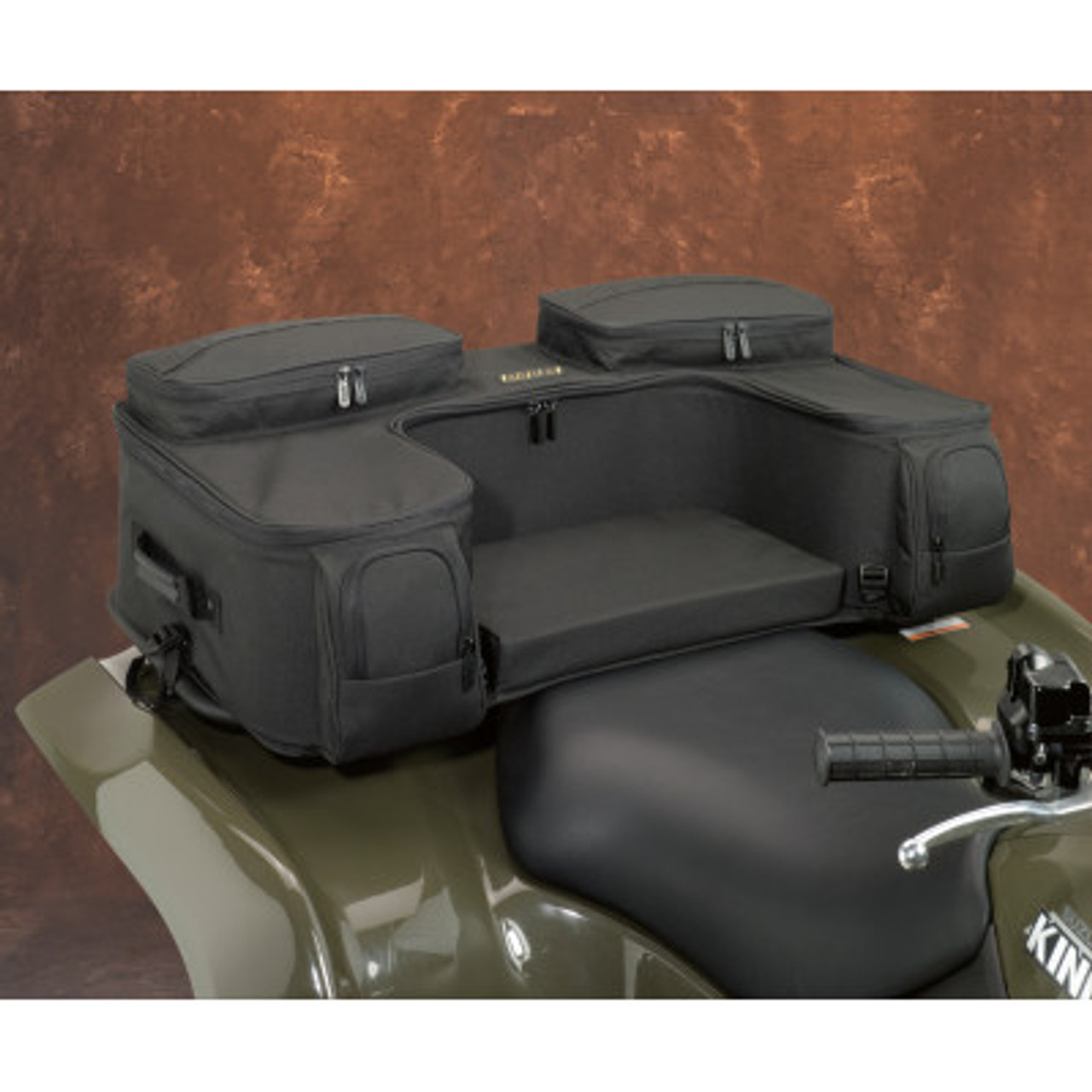 MOOSE Utility Division ATV Ozark Rear Rack Luggage Bag Black 3505-0212