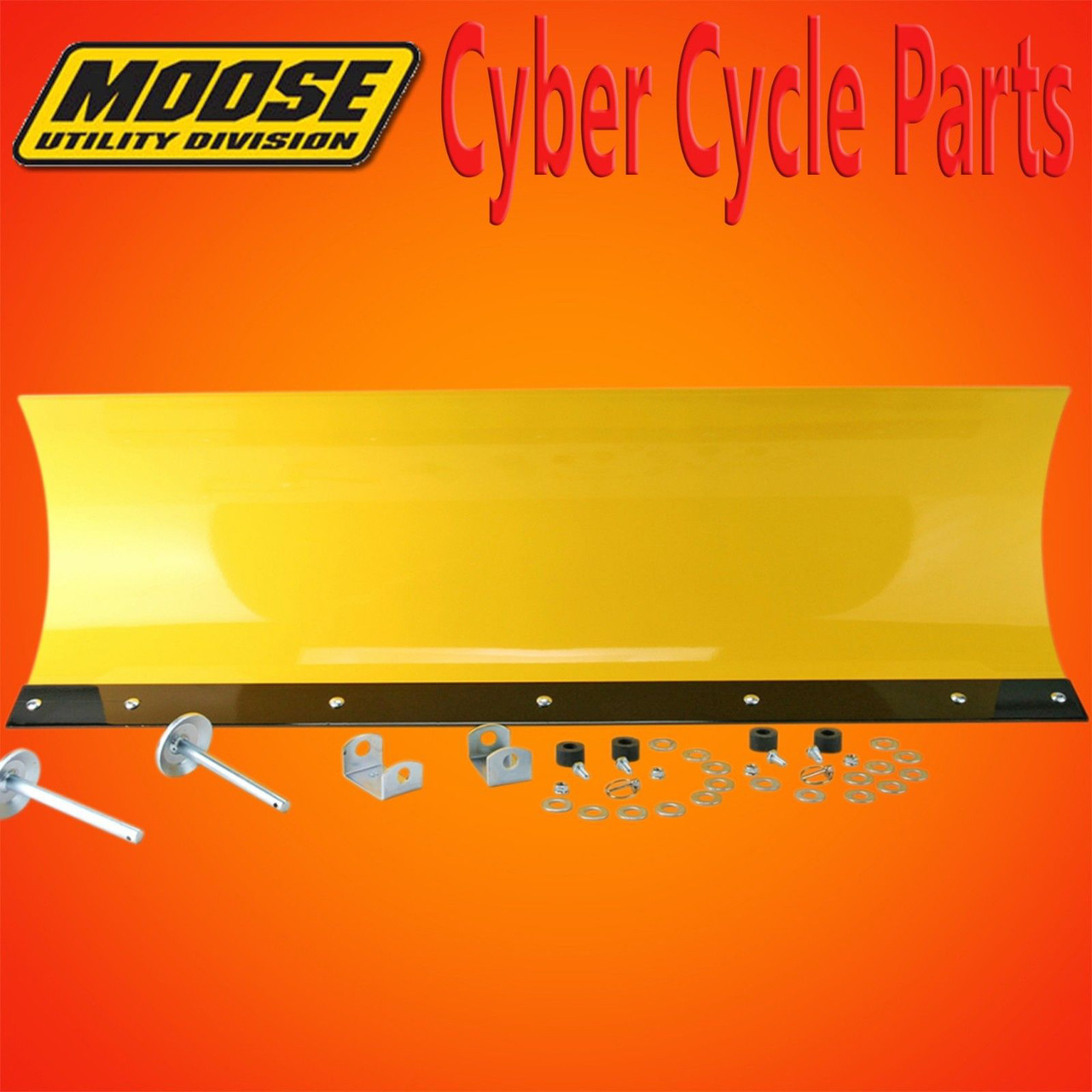 MOOSE Utility Division UTV/ATV 72" Yellow Standard Plow Blade 4501-0756