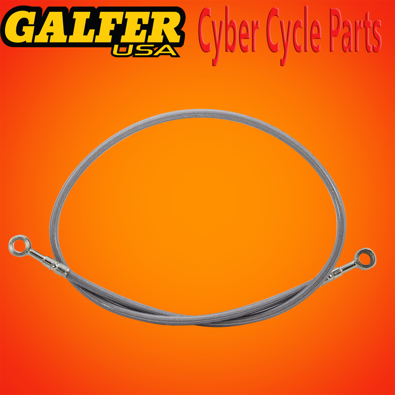 Galfer 36 inch Stainless rear extended brake line