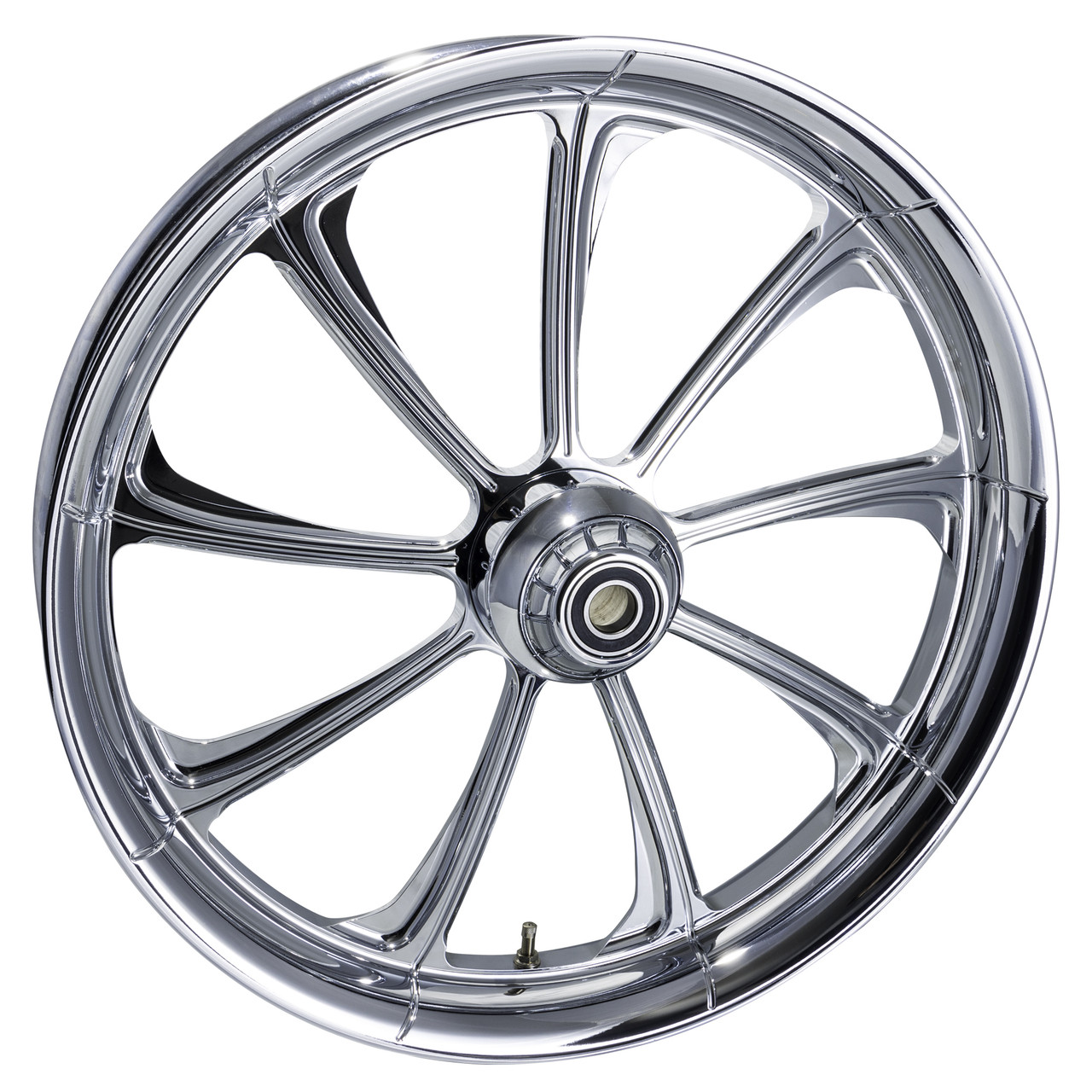 FTD Customs Chrome Harley Davidson Motorcycle Wheel 
