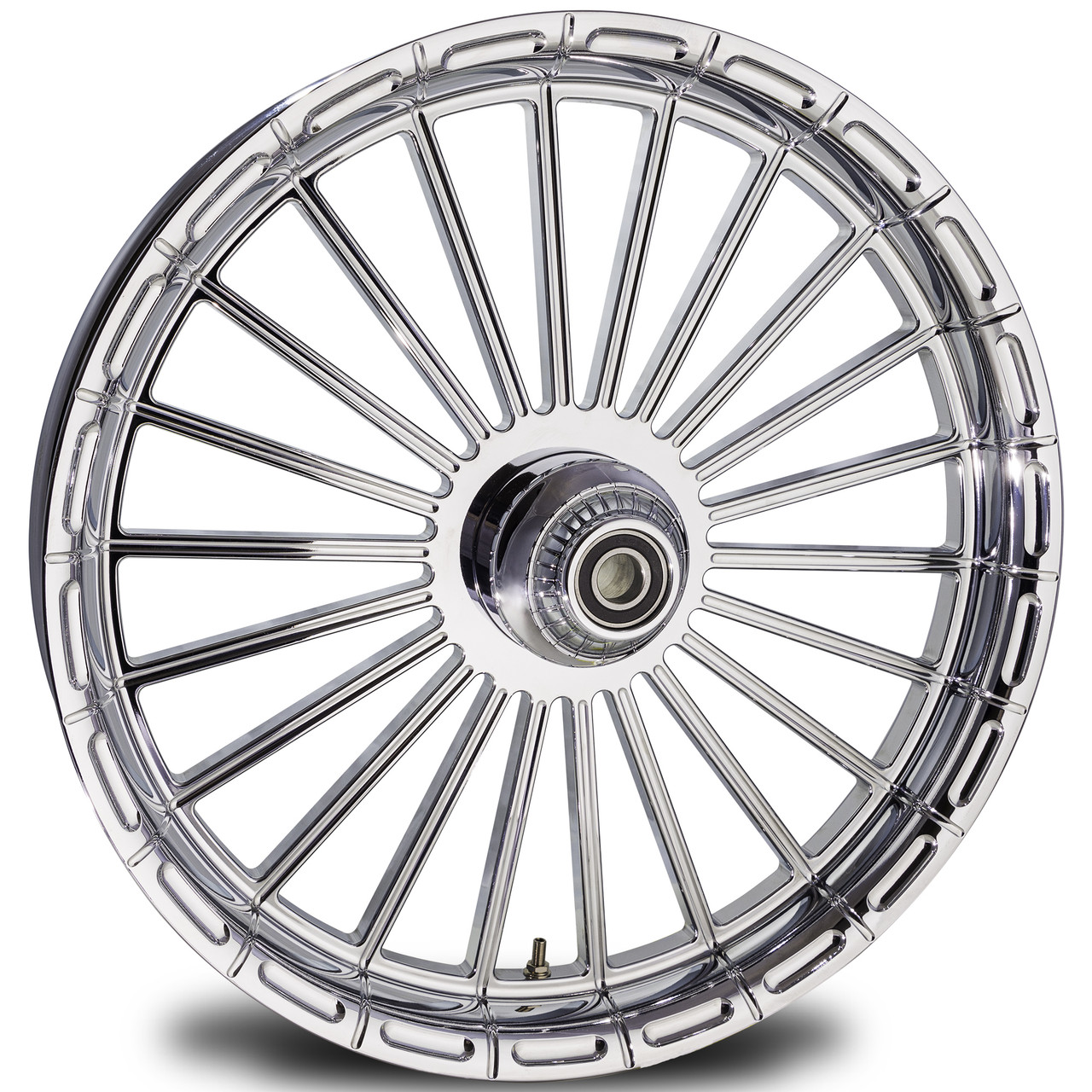 FTD Customs Chrome Harley Davidson Motorcycle Wheel 