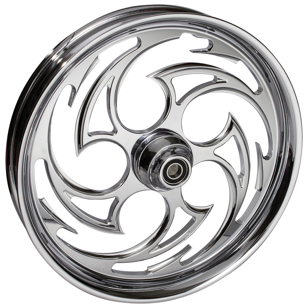 FTD Customs Chrome Harley Davidson Motorcycle Wheel 