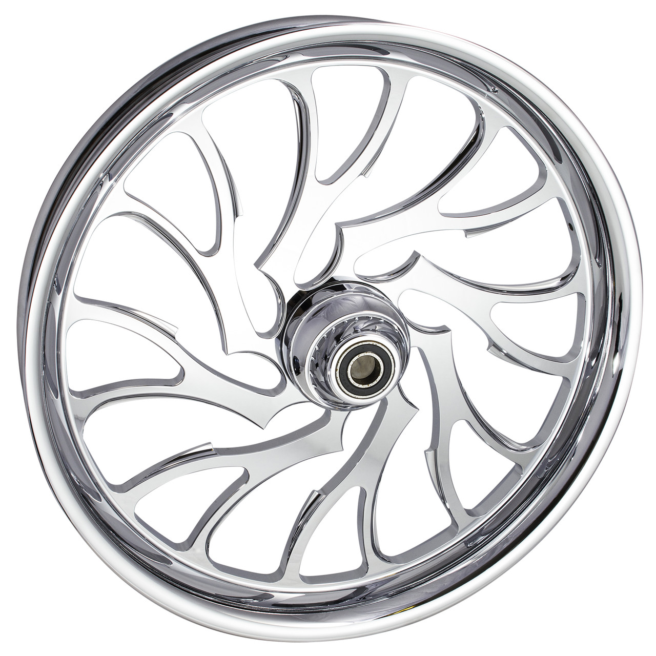 Harley Davidson Chrome Fatboy Wheels - Nightmare