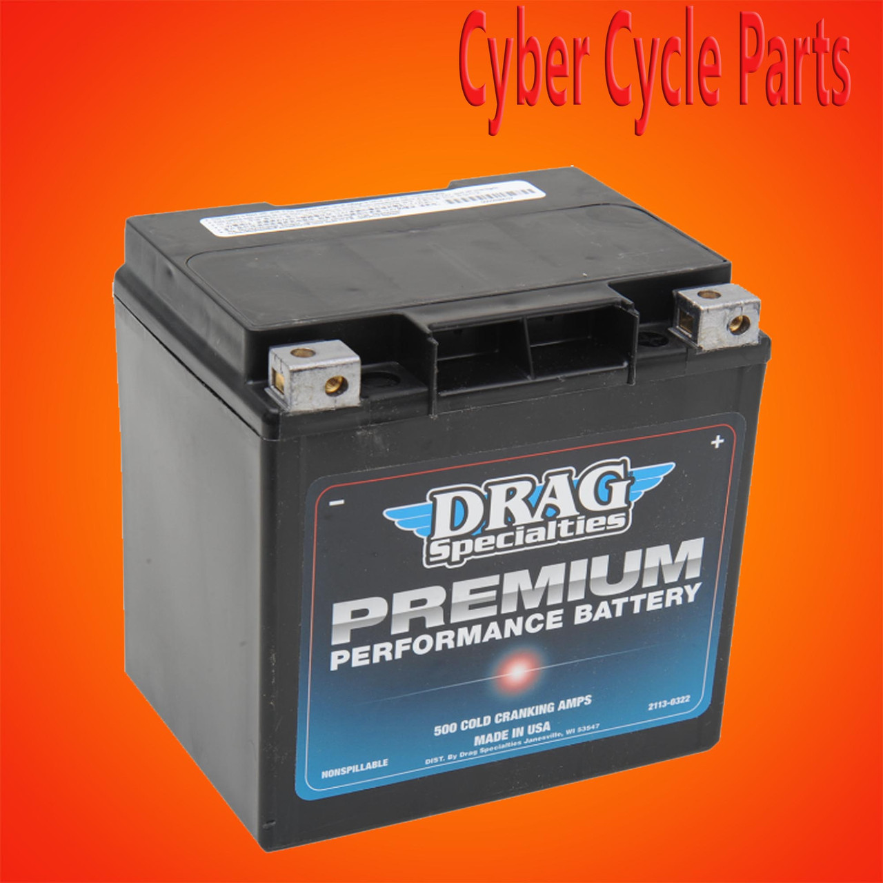 High performance street Glide Battery