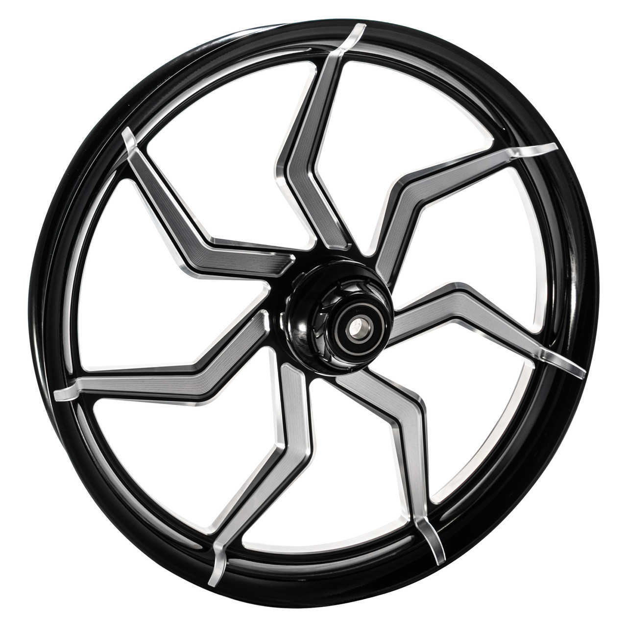 Black Contrast Road King Wheels