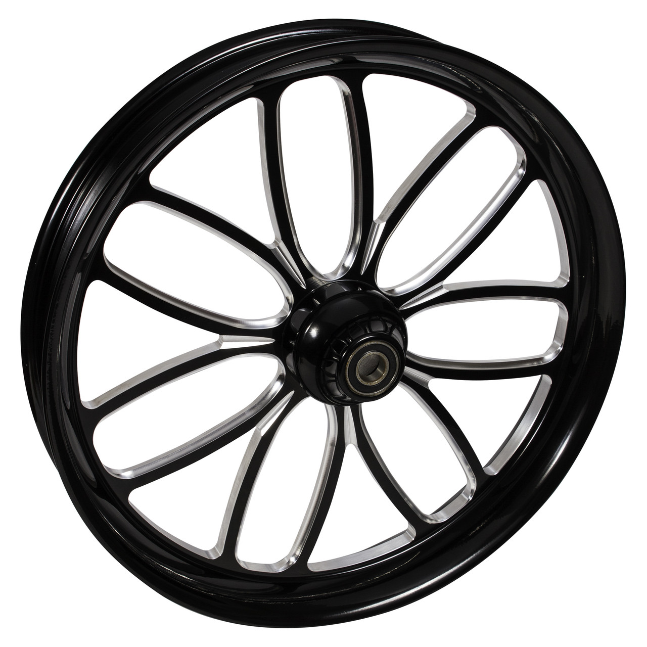 Black Contrast Road King Wheels