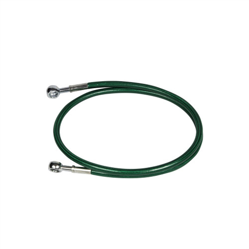 36 inch Green rear extended brake line