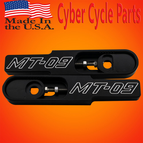 MT-09 swingarm Extensions Engraved