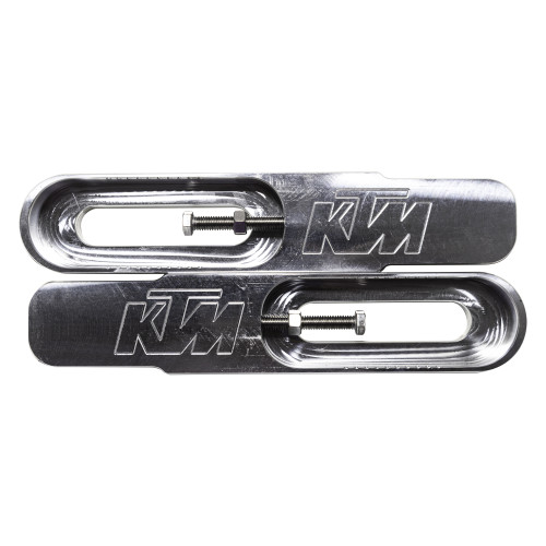 KTM 790 Duke Swingarm Extensions - Raw Finish - Engraved
