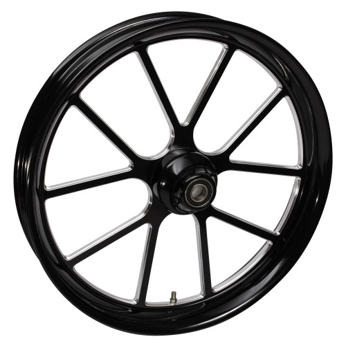 FTD Customs Black Contrast Harley Davidson Motorcycle Wheel 