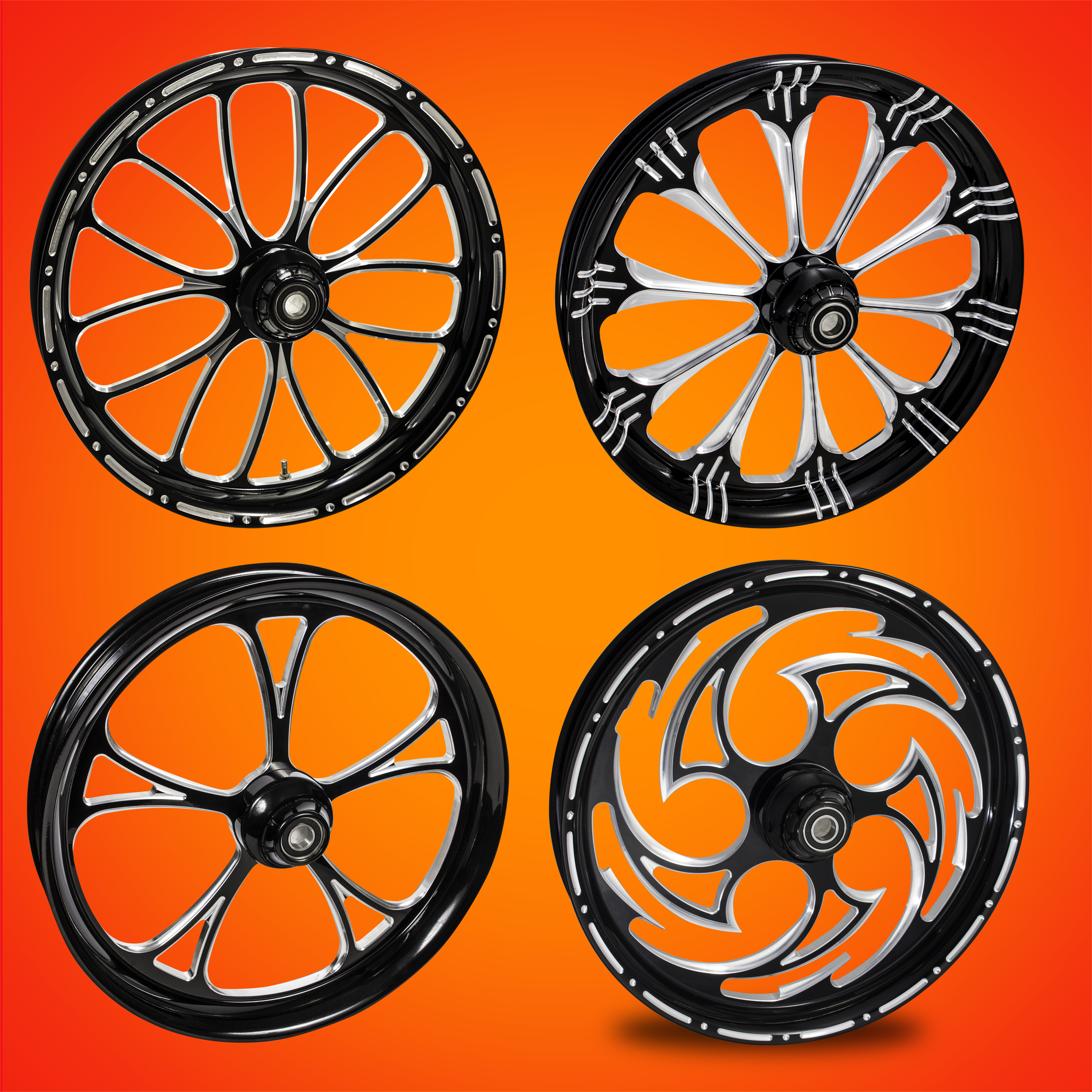 FTD Customs Drag Racing Wheels - Cyber Cycle Parts LLC