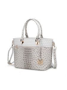 Grace Signature and Croc Embossed Tote Bag - 9 Color Variants Grace Signature and Croc Embossed Tote Bag - 9 Color Variants