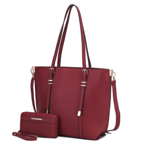 Emery Tote Bag with Wallet by Mia K - 11 Color Variants Emery Tote Bag with Wallet by Mia K - 11 Color Variants