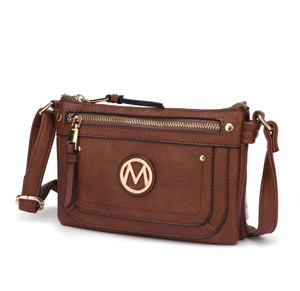 Elaina Multi Pocket Crossbody Handbag by Mia K - 14 Color Variants Elaina Multi Pocket Crossbody Handbag by Mia K - 14 Color Variants