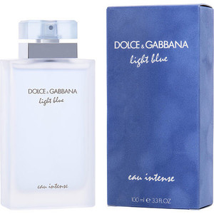 D & G LIGHT BLUE EAU INTENSE by Dolce & Gabbana EAU DE PARFUM SPRAY 3.3 OZ D & G LIGHT BLUE EAU INTENSE by Dolce & Gabbana EAU DE PARFUM SPRAY 3.3 OZ