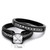 TK0W383J - Two-Tone IP Black Stainless Steel Ring with AAA Grade CZ in Clear