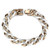 3W1001 - IP Rose Gold(Ion Plating) Stainless Steel Bracelet with Ceramic in White
