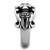 TK2141 - High polished (no plating) Stainless Steel Ring with No Stone