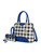 Gabriella Checkers Handbag with Wallet - 11 Color Variants
