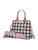 Gabriella Checkers Handbag with Wallet - 11 Color Variants