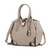 Lorena Snake Embossed Satchel Handbag by Mia K - 9 Color Variants