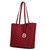 Lea Tote Handbag by Mia k  - 14 Color Variants