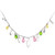 6X106 - High-Polished 925 Sterling Silver Necklace with AAA Grade CZ in Multi Color