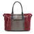 MKF Collection Raven Faux Crocodile-Embossed Duffle Bag by Mia K - 9 Color Variants
