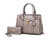 MKF Collection Christine Satchel Bag with wallet by Mia K - 12 Color Variants