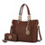 MKF Collection Bonita Tote Handbag with Wallet by Mia K