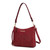 Alanis Laser Cut Vegan Leather Women's Shoulder Bag by Mia k - 12 Variations Alanis Laser Cut Vegan Leather Women's Shoulder Bag by Mia k - 12 Variations
