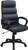 Faux leather Cushioned Upholstered Adjustable Height Office Chair (Black )