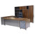 Office Furniture Wooden L Shape Office Executive Desk Office Desk with Side Cabinet