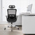 Ergonomic High-Back Mesh Office Chair with Adjustable Headrest and Flip-Up Arms, Tilt and lock Function, Lumbar Support