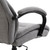 Big and Tall Ergonomic Executive Office Chair with Wide Seat,  with Adjustable Height, Swivel Wheels and Linen Finish, Rating 500lbs (Light Grey)