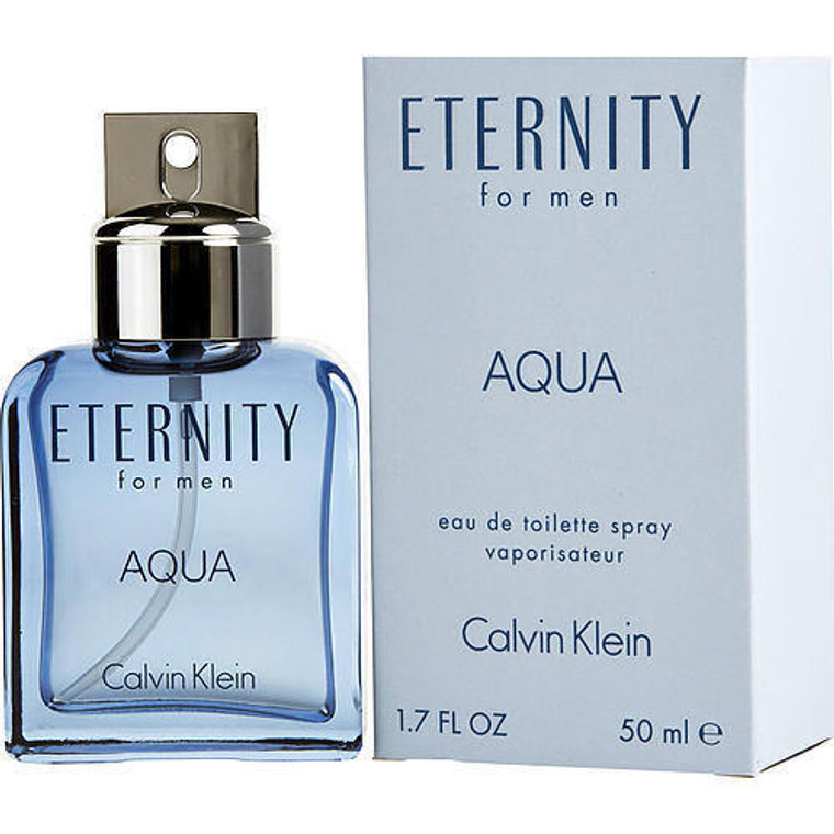 ETERNITY AQUA by Calvin Klein EDT SPRAY 1.7 OZ