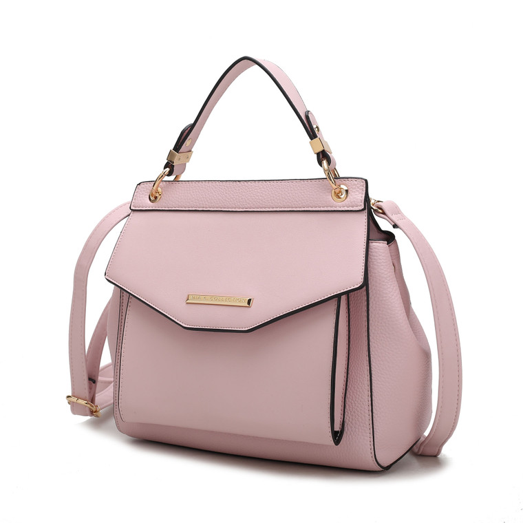 Vida three in one Satchel;  Backpack & Crossbody by Mia K Made  of Vegan Leather - 11 Color Variants