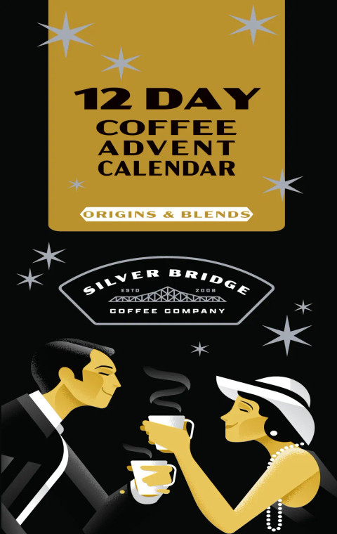 12 Day Single Origin and Blends Advent Calendar Silver Bridge Coffee