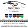 FIREWIRE LED 6 INCH SAFETY WIRE COLORS