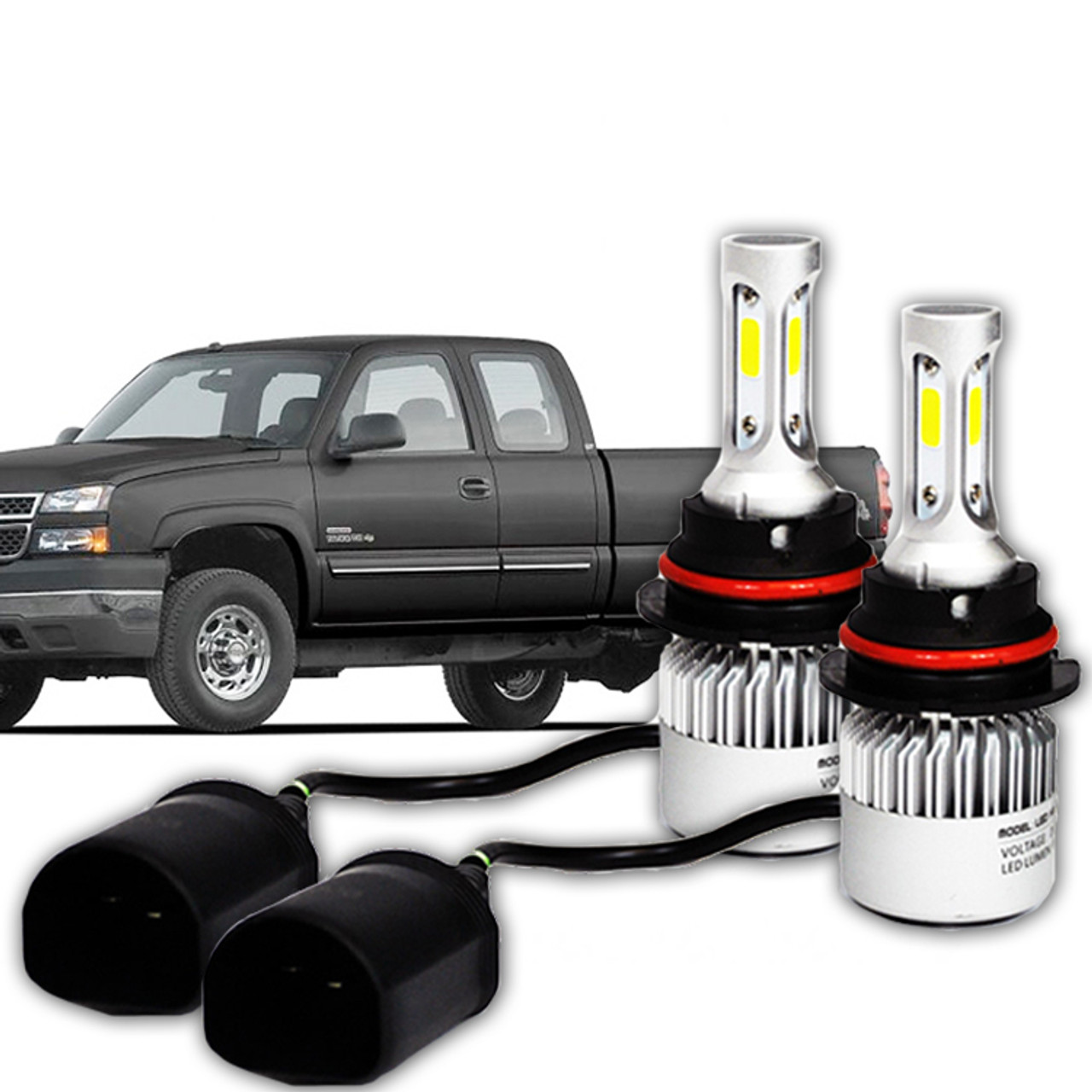 07-13 Chevy Silverado Fog Light Bulb Kit - SHIPS FREE - FIREWIRE LEDs