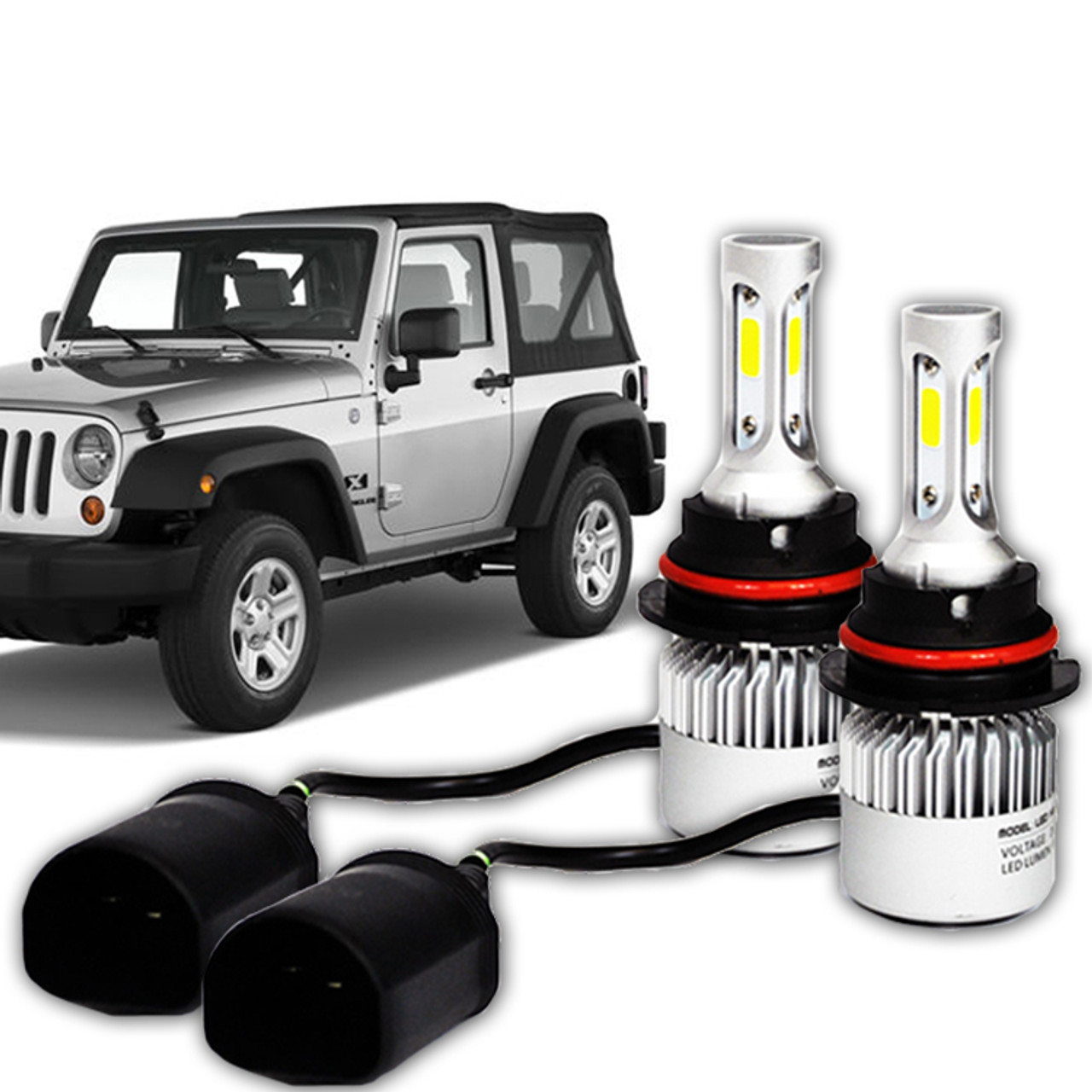 07-09 Jeep Wrangler Fog Light Bulb Kit - SHIPS FREE - FIREWIRE LEDs