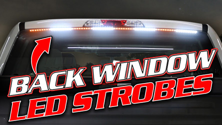 Need More Flexible LED Strobe Lighting in Your Back Window? Youtube Video