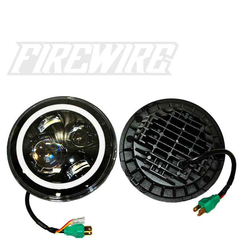 Jeep Wrangler Halo Headlight Kit Jeep Wrangler Halo Headlight Kit