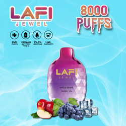 LAFI JEWEL 15ML RECHARGEABLE DISPOSABLE DEVICE (8000 PUFFS)