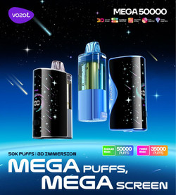VOZOL MEGA 50,000 PUFFS DISPOSABLE (FULL KIT)
