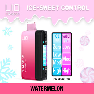 IJOY LIO SS40000 22ML 40,000 PUFFS DISPOSABLE VAPE - DISPLAY OF 5 - WATERMELON